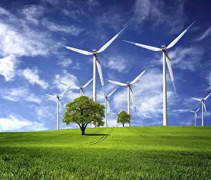 Deserted Windmill Prints: Ecological direction