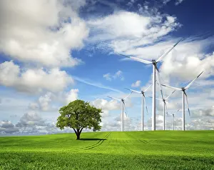 Wind Powered Generator Prints: Ecology - Wind of change