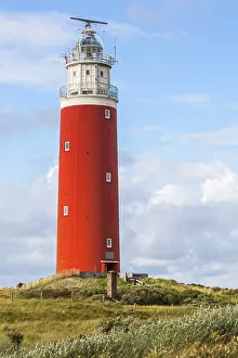 Red Lighthouse Holland Prints: Eierland lighthouse, De Cocksdorp