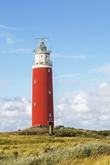 Red Lighthouse Holland Prints: Eierland lighthouse, De Cocksdorp