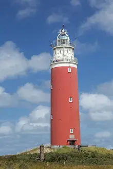 Red Lighthouse Holland Prints: Eierland lighthouse, De Cocksdorp