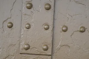French Landmark Photography Prints: Eiffel Tower, Rivets, Close-up