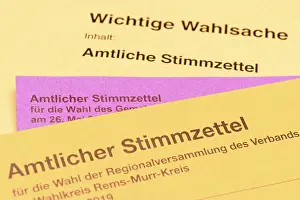 Local Elections Germany Prints: Election documents for the local elections