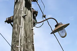 Power Supply Line Prints: Electricity pylon