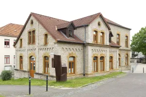 German School Building Prints: Former elementary school from 1887 with extensions from 1949