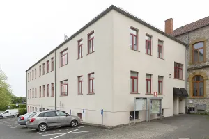 Monument Conservation In Europe Prints: Former elementary school from 1887 with extensions from 1949