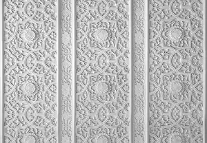 Arabic Handicrafts Prints: Elements of the oriental pattern in the form of modeling and carving