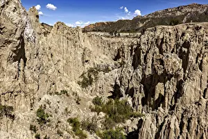 South American Desert Prints: Elevations and valleys in a rocky