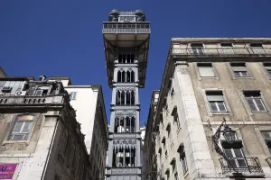 Lisbon Elevator Prints: Elevator, passenger elevator, Elevador de Santa Justa