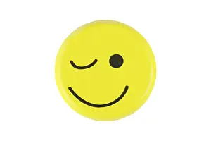 Close Up Smile Prints: Emoticon, winking