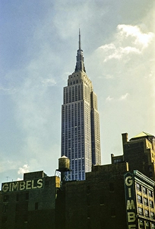 Manhattan Skyscraper Prints: Empire State Building skyscraper, Manhattan, New York, New York State, USA around 1953