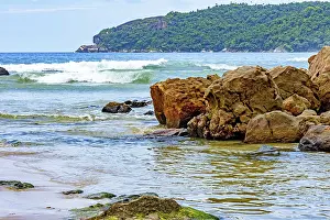 South American Nature Scene Prints: The encounter between the rocks