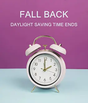 Images Dated 12th September 2024: End of Daylight Saving Time Fall Print