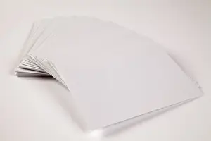 Office Supply Still Life Prints: Envelopes, white, front side