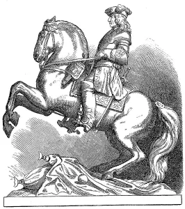 Equestrian Statue of Prince Eugene in Vienna Print