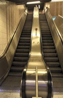 Local Transportation System Prints: Escalator