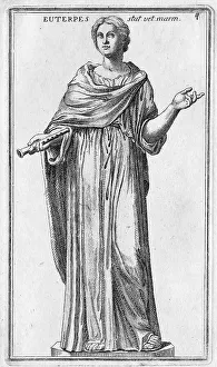 18th Century Print of Euterpe
