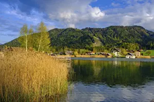 European Lake Photography Prints: Evening atmosphere at the WeiBensee