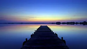 Contemplative Nature Photography Prints: Evening at Lake Dummer, sunset