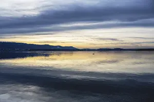 Radolfzell Lake Constance Prints: Evening lighting, water reflections