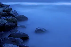 Long Exposure Shots Prints: Evening by the sea, Eckernfoerde