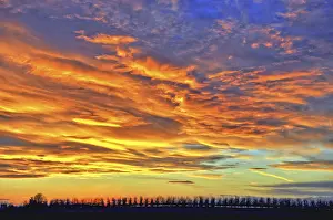 Evening Landscape Photography Prints: Evening sky