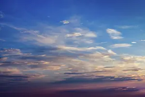 Dramatic Clouds Prints: Evening sky with dramatic clouds