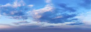 Dramatic Clouds Prints: Evening sky with dramatic clouds
