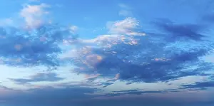 Dramatic Clouds Prints: Evening sky with dramatic clouds