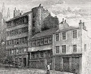 Scottish Cultural Heritage Prints: The Excise Office at the Netherbow Port