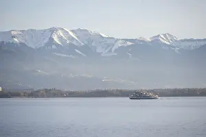 Bavaria Germany Travel Photography Prints: Excursion boat on Lake Constance