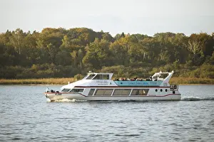 Mecklenburg Lake District Prints: Excursion boat on the Muritz