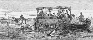 Historical Print of Mudflats Excursion