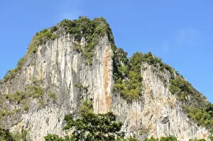 Alpine Landscape Photos Prints: Exotic high cliffs of limestone mountain