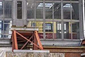 Framed Print : Berlin Ostbahnhof Construction Print