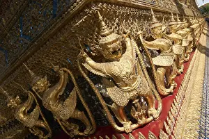 Grand Palace Exterior View Prints: External decorations of the Ubosoth