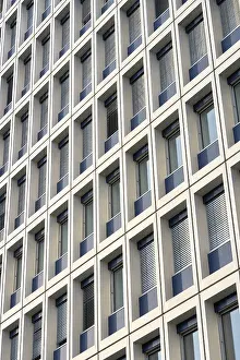 Deserted Building Exterior Prints: Facade of a B