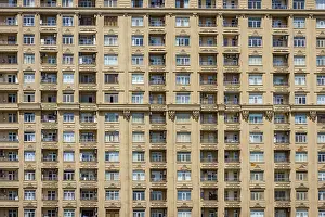 Urban Environment Photo Prints: Front facade on the block building