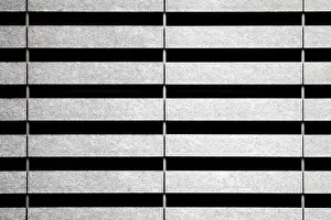 Venetian Blind Design Prints: Facade of a building