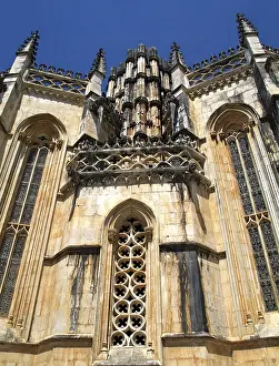 Christian Religious Building Prints: Facade of the monastery of Batalha