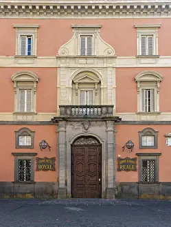 Southern Europe Tourist Spot Prints: Facade of Palazzo Conte Bracci