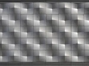 Textured Background Design Prints: Facade structure with light and shadow