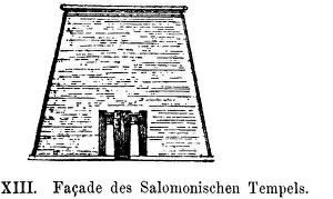 Print of the Temple of Solomon's Facade