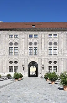 Upper Bavaria Landmark Prints: Facade and Tor tor in the Kaiserhof