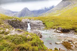 Isle Of Skye Prints: Fairy Pools Panoramic Print of Skye Waterfalls Scotland