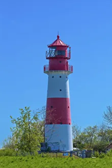 Coastal Scene Germany Prints: Falshoeft lighthouse, navigation