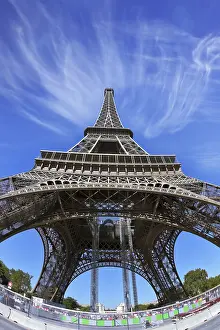 Famous Landmarks In Europe Prints: The most famous in the world - the Eiffel Tower