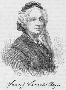 Fanny Lewald Portrait Print 1880