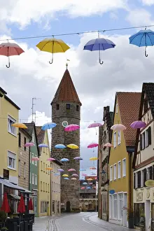 Historic City Gate Bavaria Prints: Farberturm also called Pulverturm