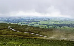 Cumbria Countryside Views Prints: Farms and Fields from Hartside Pass